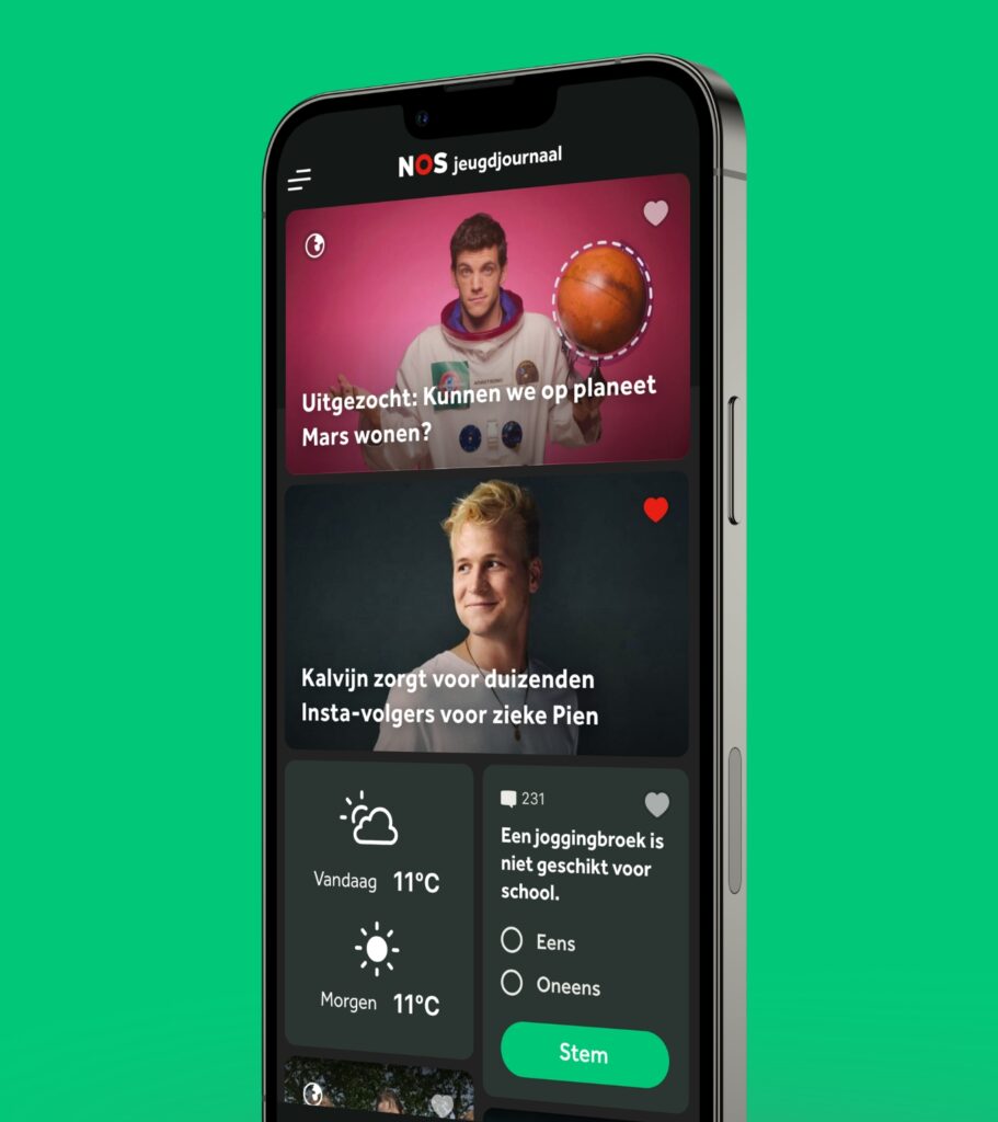 DEFIGNERS - Jeugdjournaal_app_ux_design